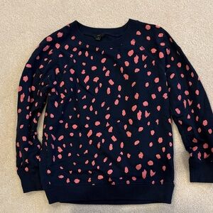 J. Crew leopard print sweatshirt